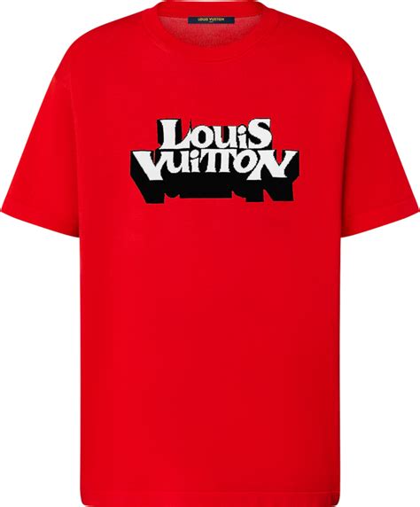 lv red t shirt